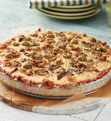 Arroz estilo pizza