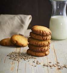 Biscotti con semi di girasole