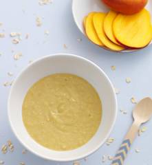 Papa de aveia com manga