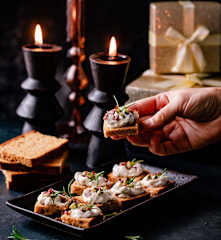 Tartinade festive aux cranberries et à la feta