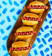 American hot dog