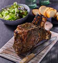 Prime Ribs mit Honig-Rosmarin-Glasur