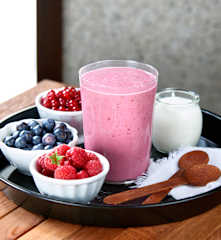 Smoothie ai frutti di bosco