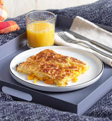 Erdäpfel-Kürbis-Gratin