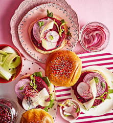 Burger di barbabietola