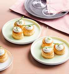 Vol-au-vent con mousse al Gorgonzola (per 2 persone)