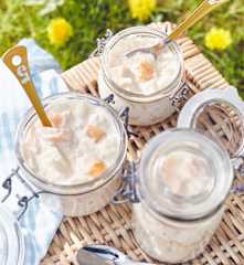 Melonen-Honig-Joghurt