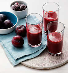 Smoothie prune et mûre