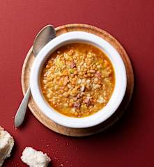 Lentejas con arroz al aroma de jerez