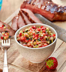 Erdbeer-Gurken-Salsa