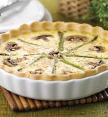Tarte de espargos