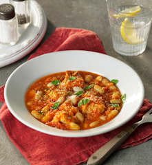 Tomato basil chicken stew