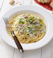 Ham and Leek Pasta Sauce