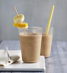 Kokos-Bananen Eiskaffee