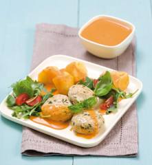 Kotleciki ziołowe w sosie