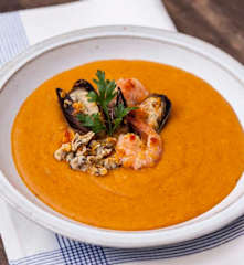 Pirão de frutos do mar