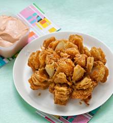 Flor de cebolla frita