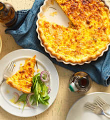 Kürbis-Rosmarin-Quiche