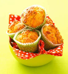 Muffins tomate et mozzarella