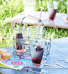 Poptail Cointreau fizz et sorbet à la cerise