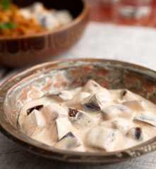 Baingan Raita (Aubergine Raita)