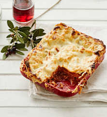 Lasagne mit Parmesan-Béchamelsauce