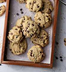 Biscotti con gocce di cioccolato (vegan)