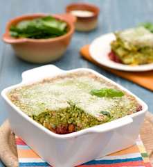 Warzywna zapiekanka z kaszą bulgur