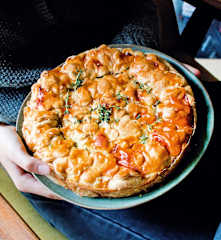 Tourte de pommes de terre au cantal