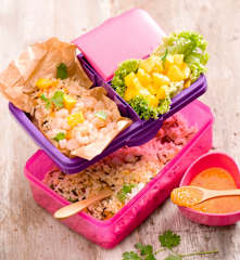 Ryż z krewetkami w orientalnym sosie