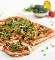 Pizza na mąkach pełnoziarnistych
