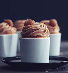 Cupcake ai marron glacé
