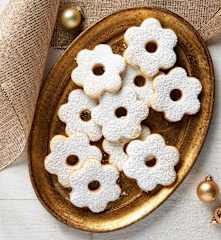 Canestrelli (Italian Egg Yolk Cookies)