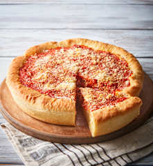 Chicago-Style Deep Dish Pizza