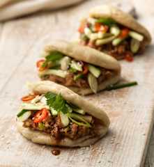 Leftover Roast Bao Buns with Hoisin Sauce