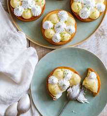 Tartelettes au citron meringuées