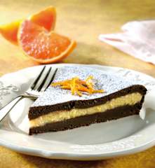 Torta cioccolato e arancia