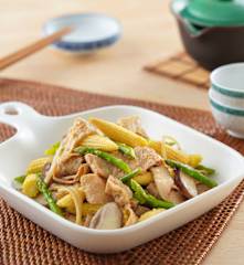雙筍炒豆皮