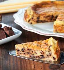 Gateau di ricotta e cioccolato