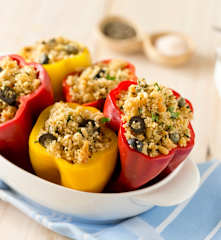 Stuffed Peppers with Herbed Quinoa