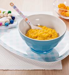 Pappa di zucca e finocchi con tacchino