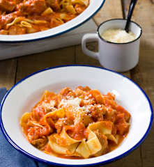 Pappardelle con ragú de cordero