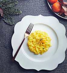 Risotto allo zafferano, mascarpone e mandarino (Bimby Friend)