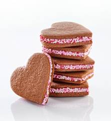 Antonio Bachour: Chocolate and Raspberry Heart Cookies