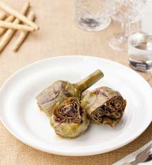 Carciofi all'aceto light