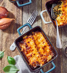 Lachs-Spinat-Cannelloni