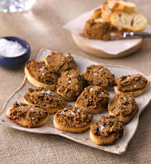 Rillettes de sardina con cilantro