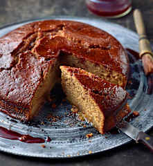 Rotwein-Bratapfel-Kuchen