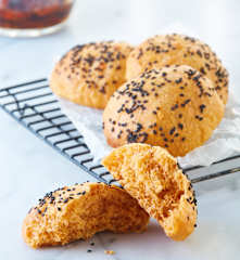 Bollo vegano de jitomate deshidratado