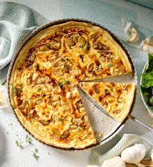 Knoblauchtarte